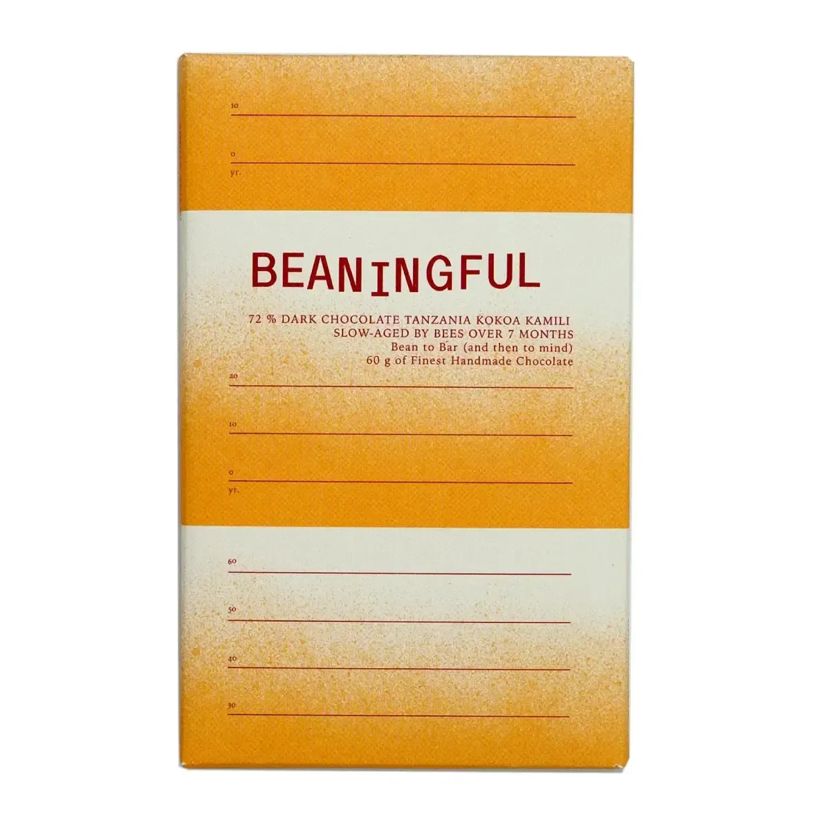 Juodasis šokoladas TANZANIA KOKOA KAMILI, lėtai brandintas 7 mėn. BEANINGFUL, 60 g