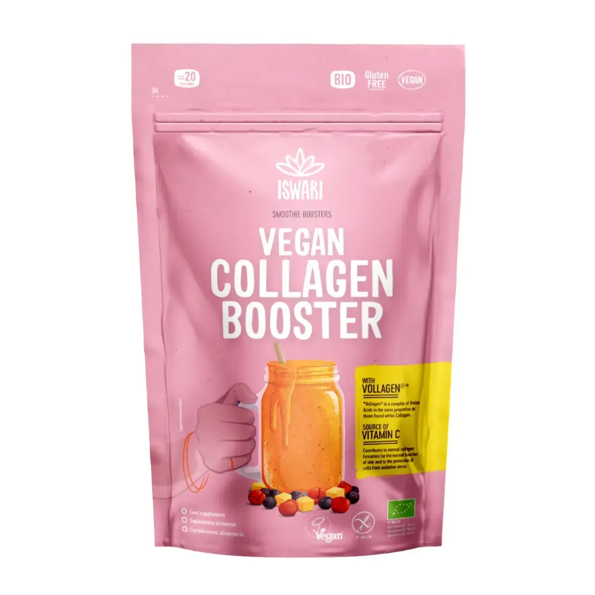 Glotnučiai kolagenui VEGAN COLLAGEN BOOSTER ISWARI