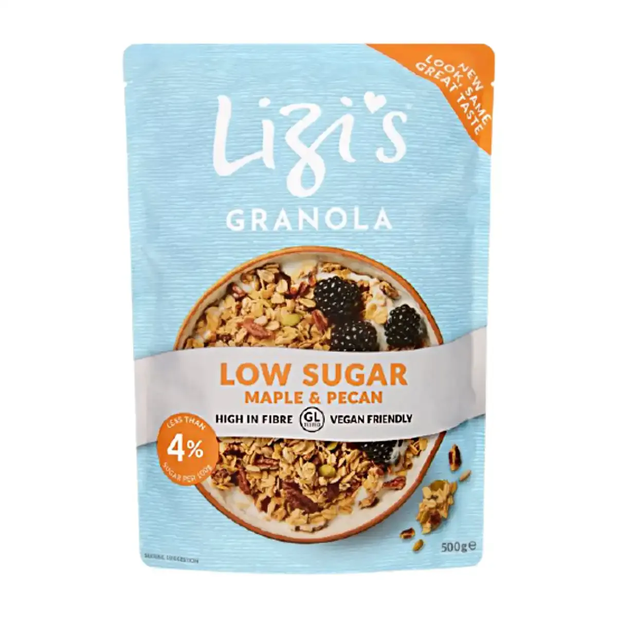 Granola su klevų sirupu ir karijomis LOW SUGAR LIZI'S