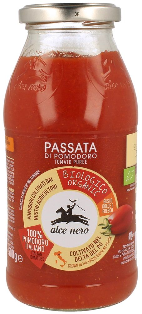 Томатное пюре "Passata", органическое ALCE NERO, 500 г