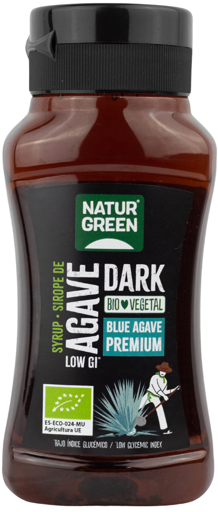 Tamsus agavų sirupas, ekologiškas NATURGREEN, 258 ml