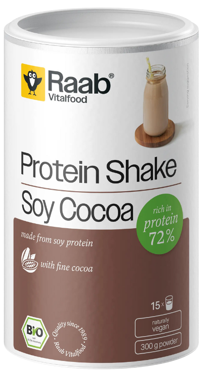 Augalinis baltymų mišinys, šokolado skonio, ekologiškas RAAB VITALFOOD, 300 g