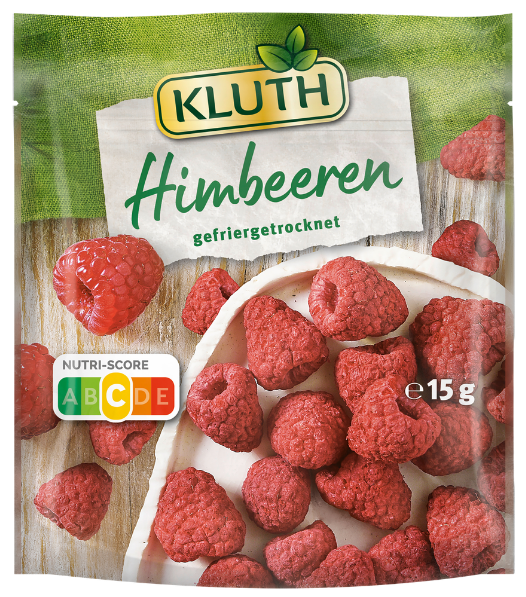 Liofilizuotos avietės KLUTH