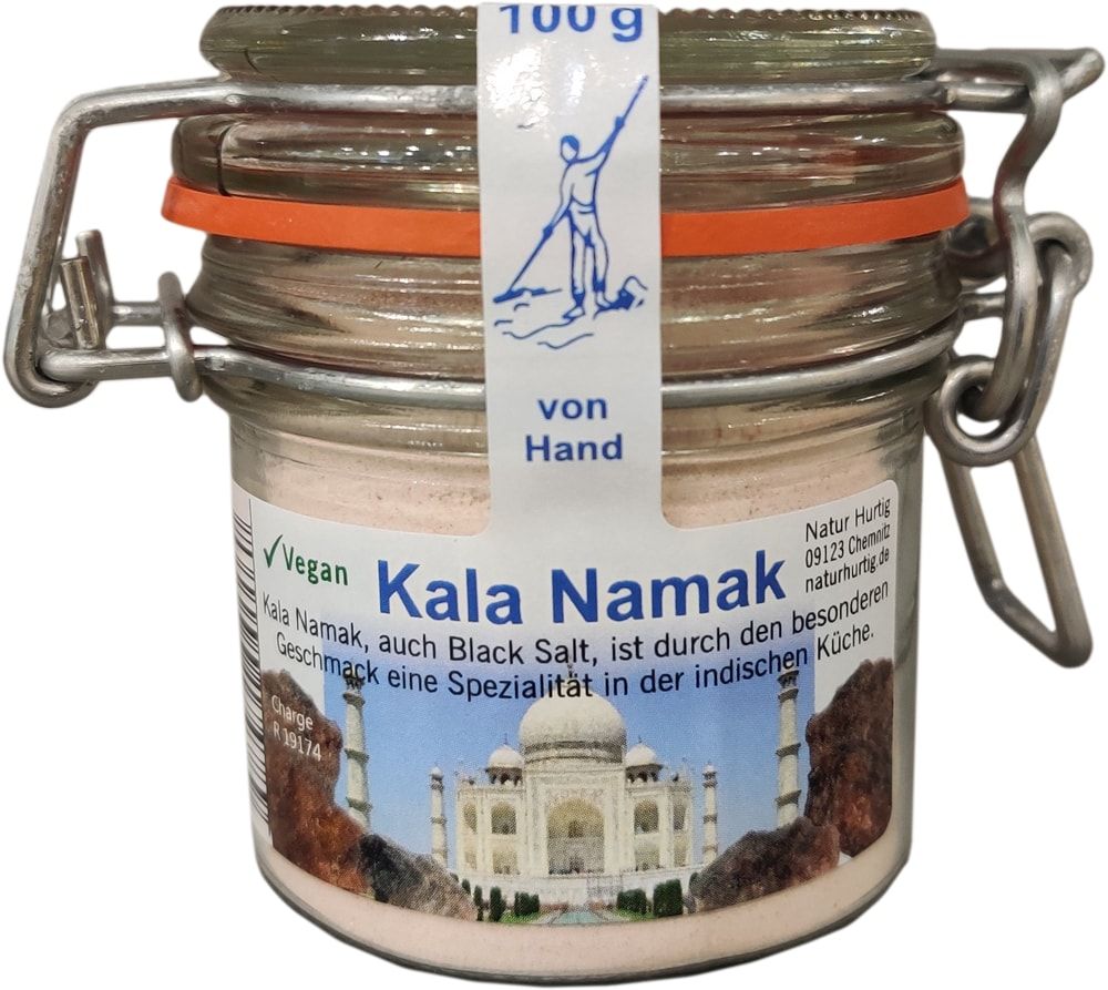 Juodoji druska „Kala Namak“ NATUR HURTIG, 100 g
