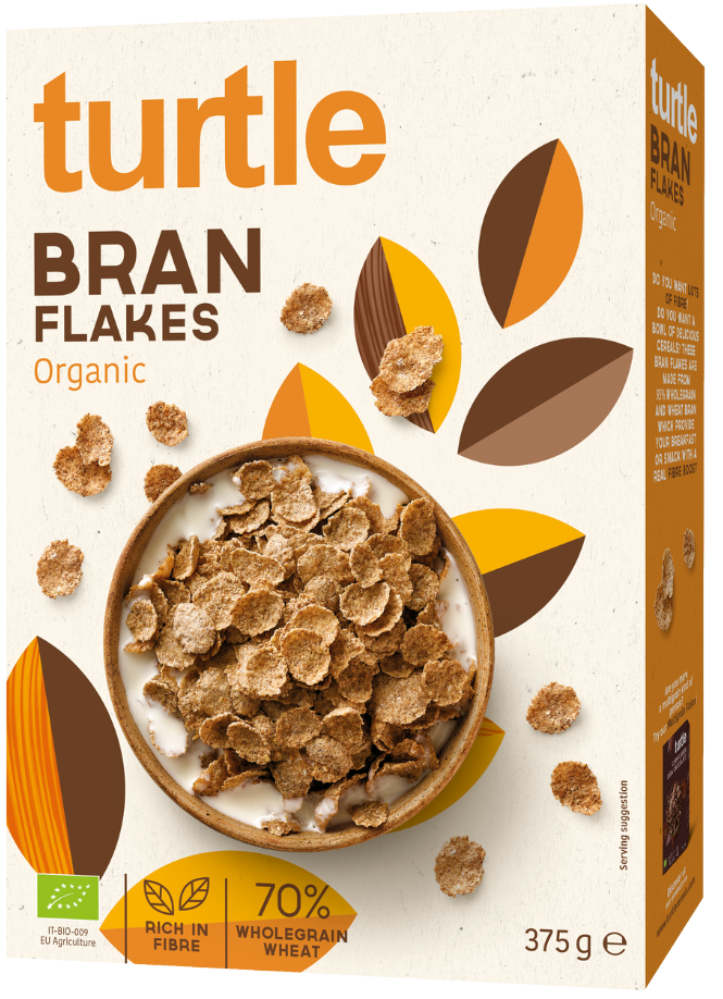 Sėlenų dribsniai, ekologiški TURTLE, 375 g