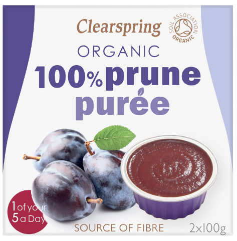 Slyvų tyrė, ekologiška CLEARSPRING, 2 x 100 g