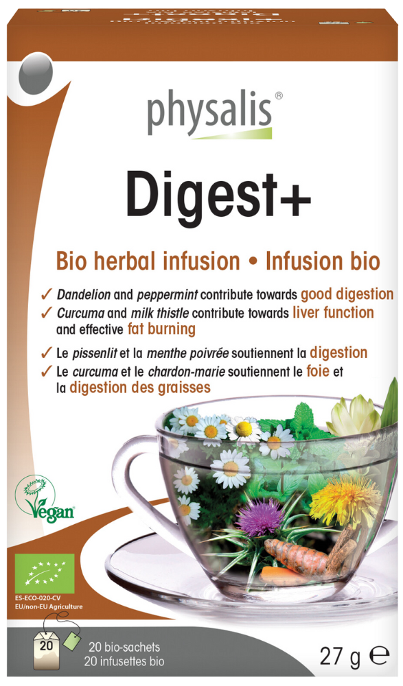 Arbata „Digest+“, ekologiška PHYSALIS