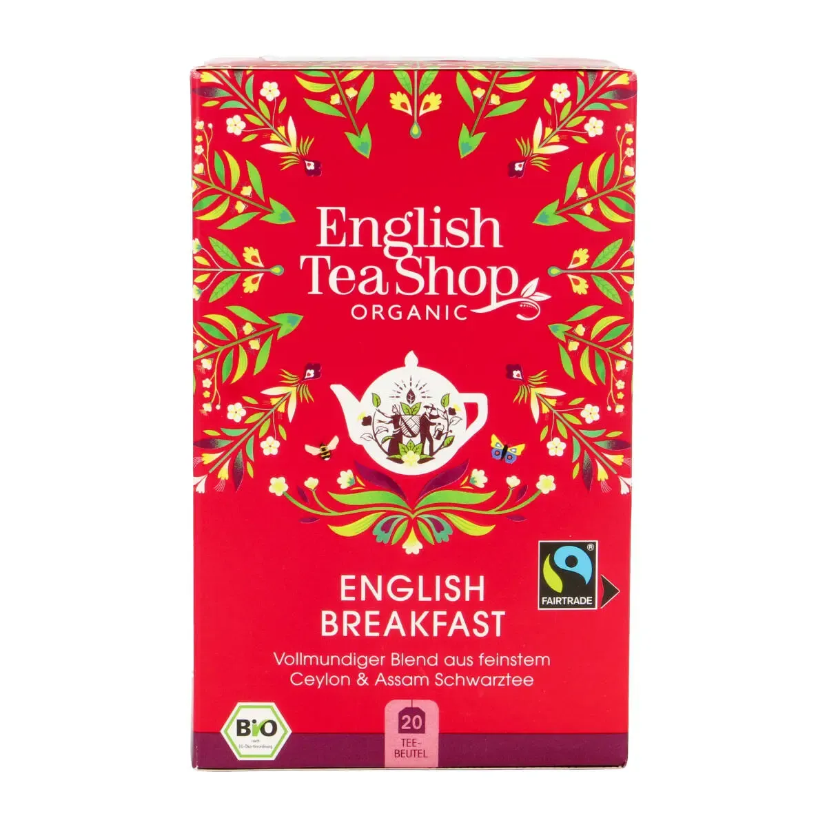 Juodoji arbata ENGLISH BREAKFAST, ekologiška ENGLISH TEA SHOP