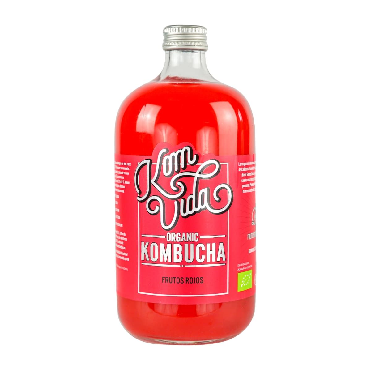 Kombučia braškių, mėlynų ir kinrožių skonio KOMVIDA