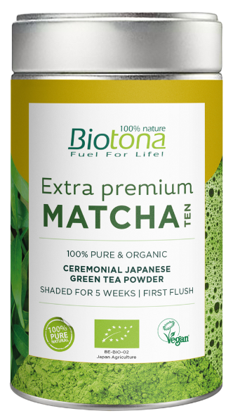 Ceremoninė mačia arbata „Extra Premium“, ekologiška BIOTONA, 70 g