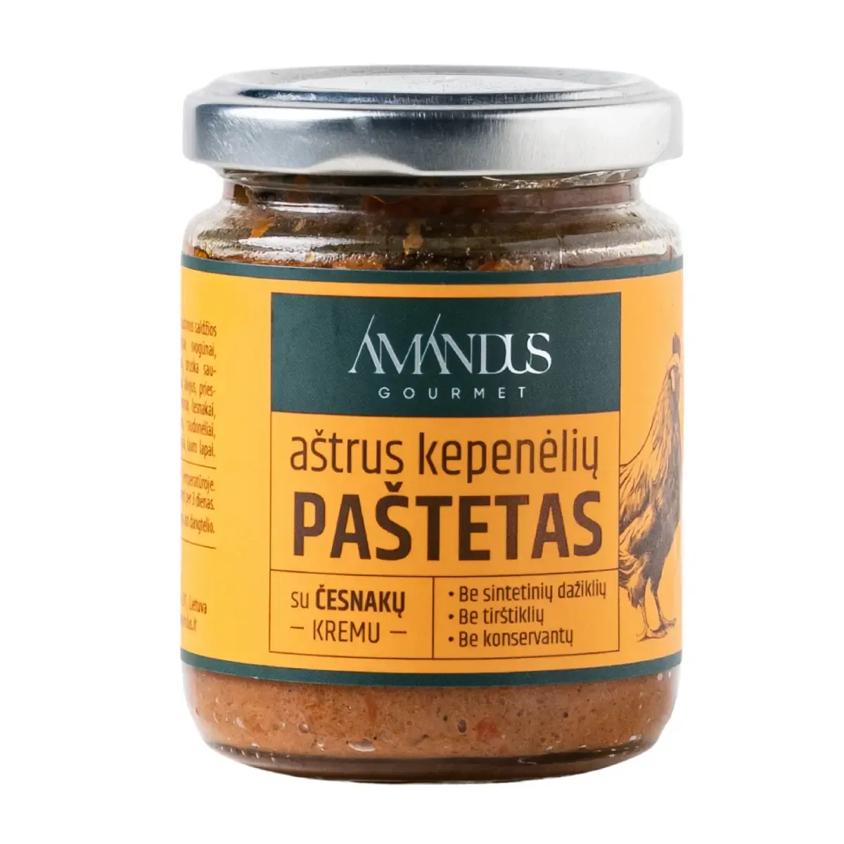 Aštrus kepenėlių paštetas AMANDUS