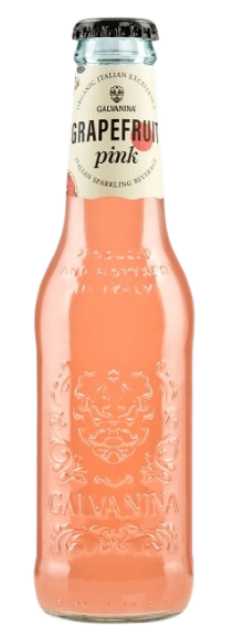 Gazuotas raudonųjų greipfrutų gėrimas, ekologiškas GALVANINA, 200 ml