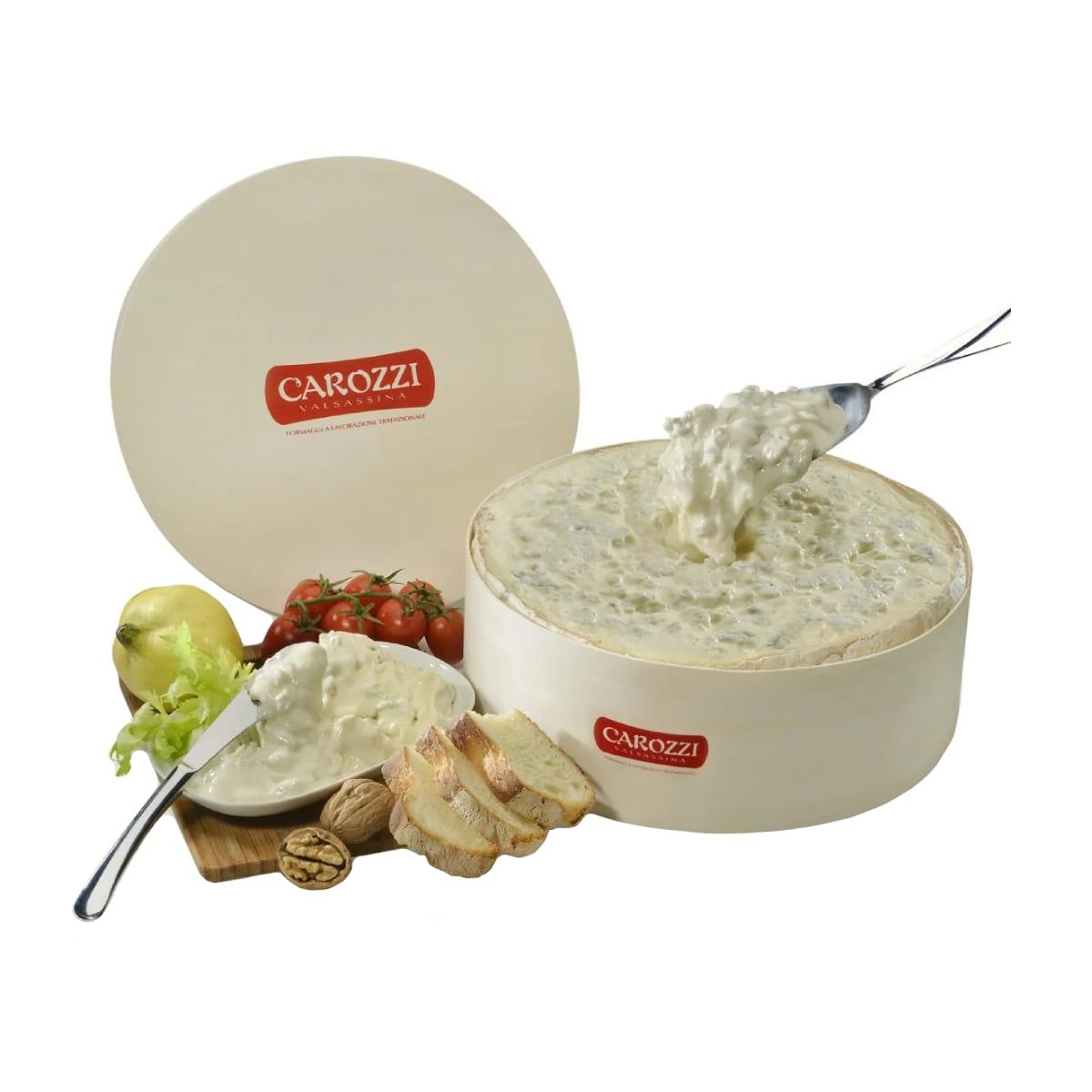 Mėlynojo pelėsio sūris GORGONZOLA AL CUCHIAIO DOP, brandintas 40–75 d. CAROZZI