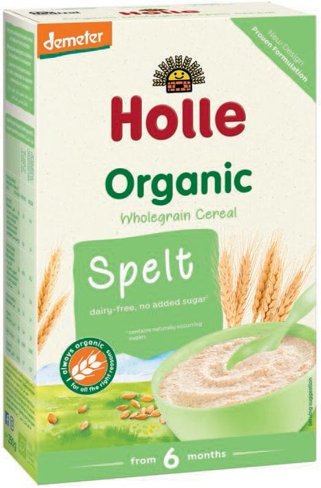 Speltų košė kūdikiams nuo 6 mėn., biodinaminė HOLLE, 250 g