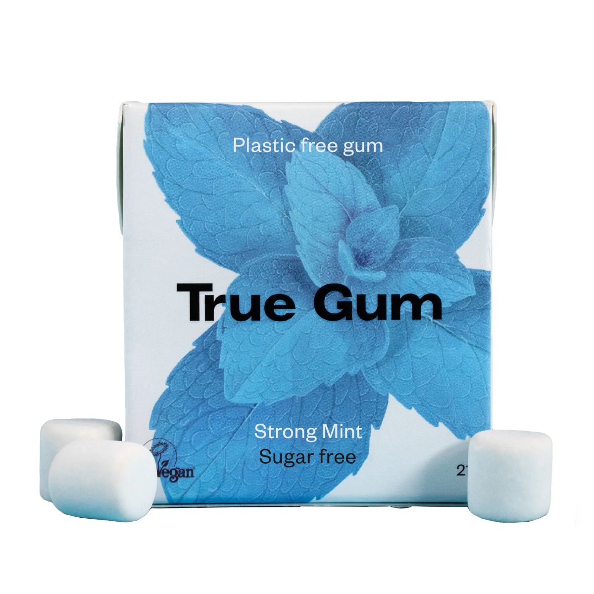 Becukrė kramtomoji guma, mėtų skonio TRUE GUM