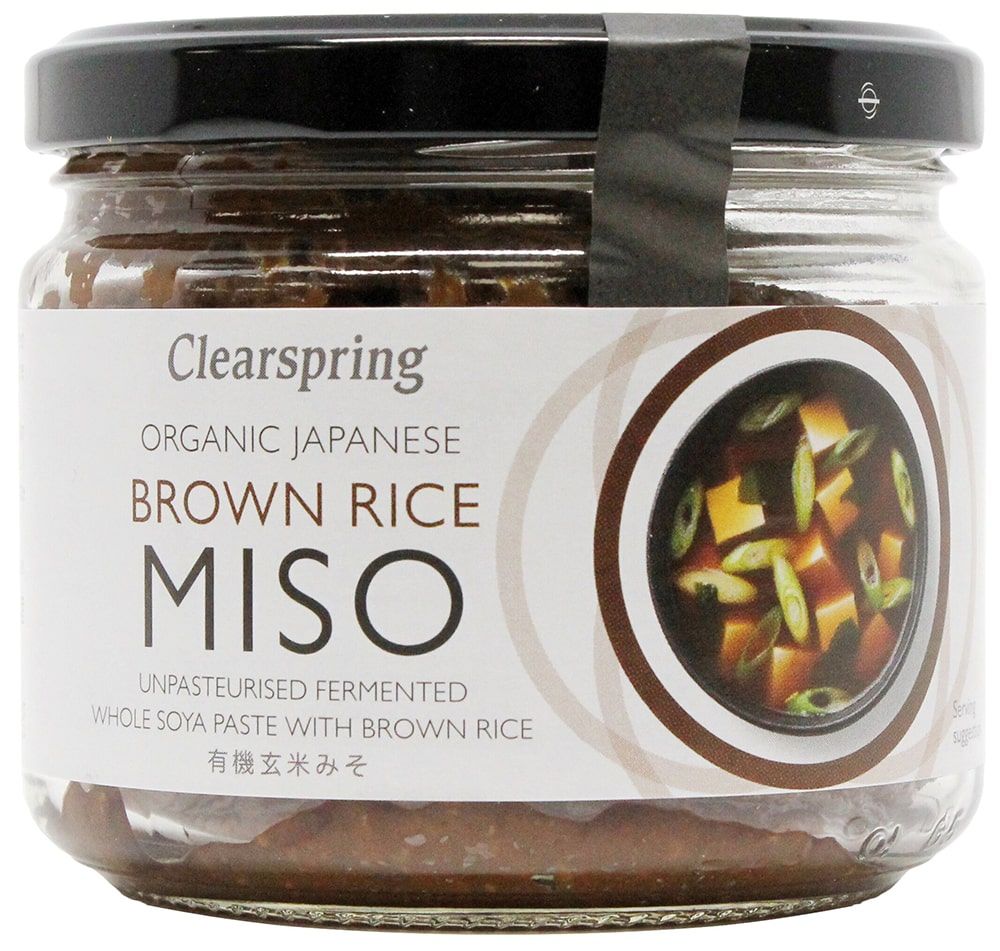 Sojų ir rudųjų ryžių miso pasta, ekologiška CLEARSPRING, 300 g