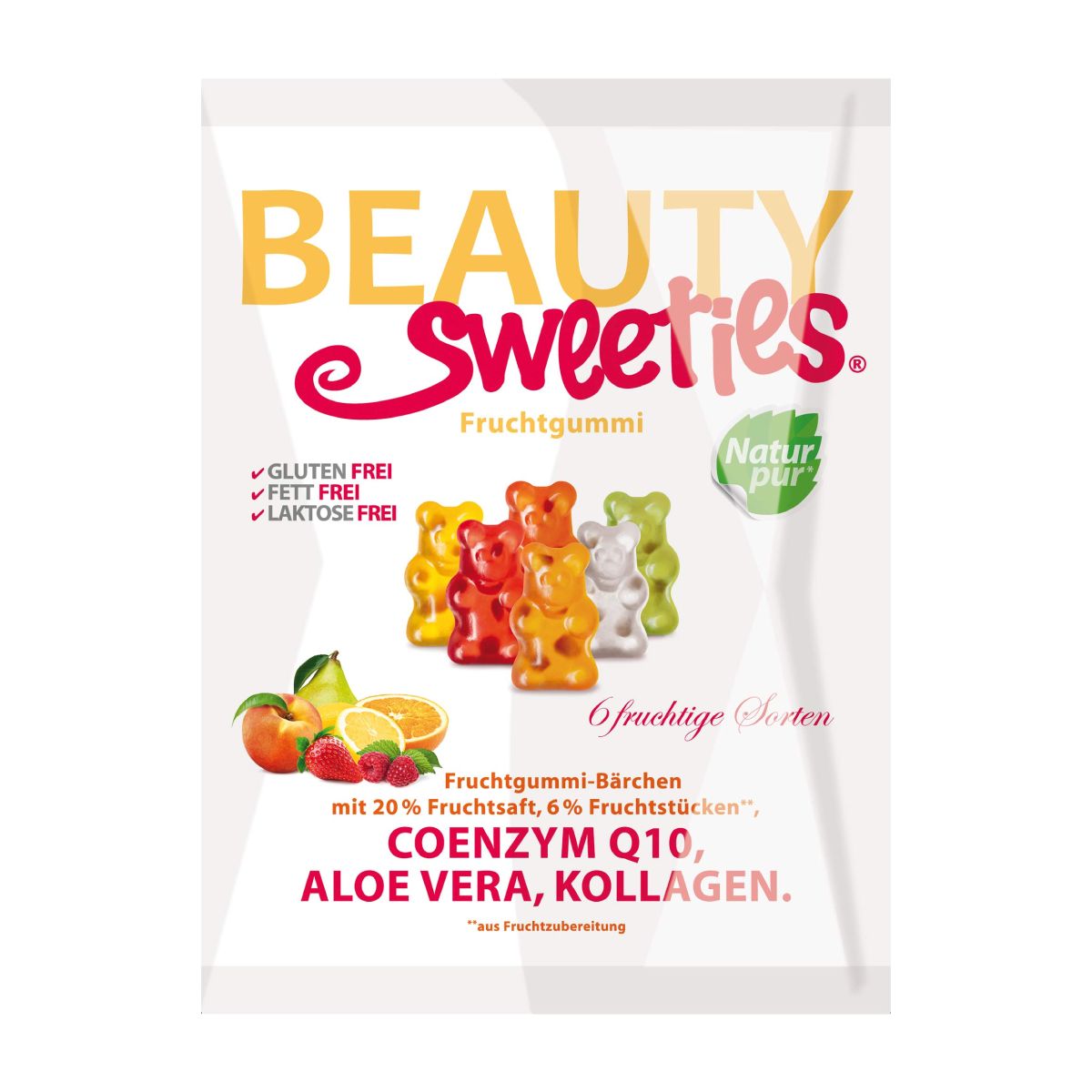 Guminukai MEŠKIUKAI su Q10, alaviju ir kolagenu BEAUTY SWEETIES