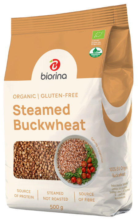 Ekologiški garinti grikiai, be glitimo BIORINA, 500 g