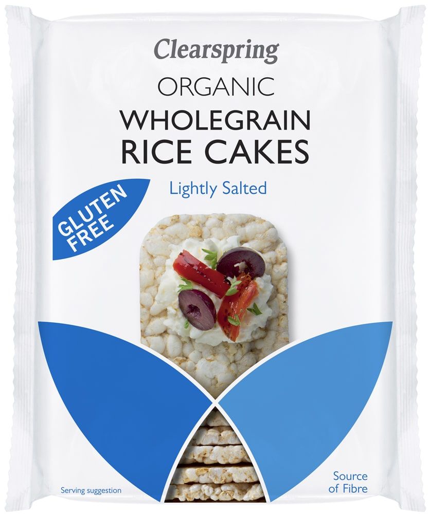 Pilno grūdo ryžių trapučiai, ekologiški CLEARSPRING, 130 g