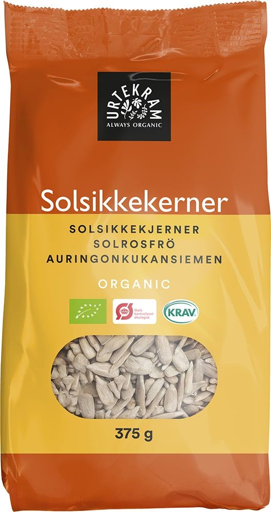 Saulėgrąžų sėklos, ekologiškos URTEKRAM, 375 g
