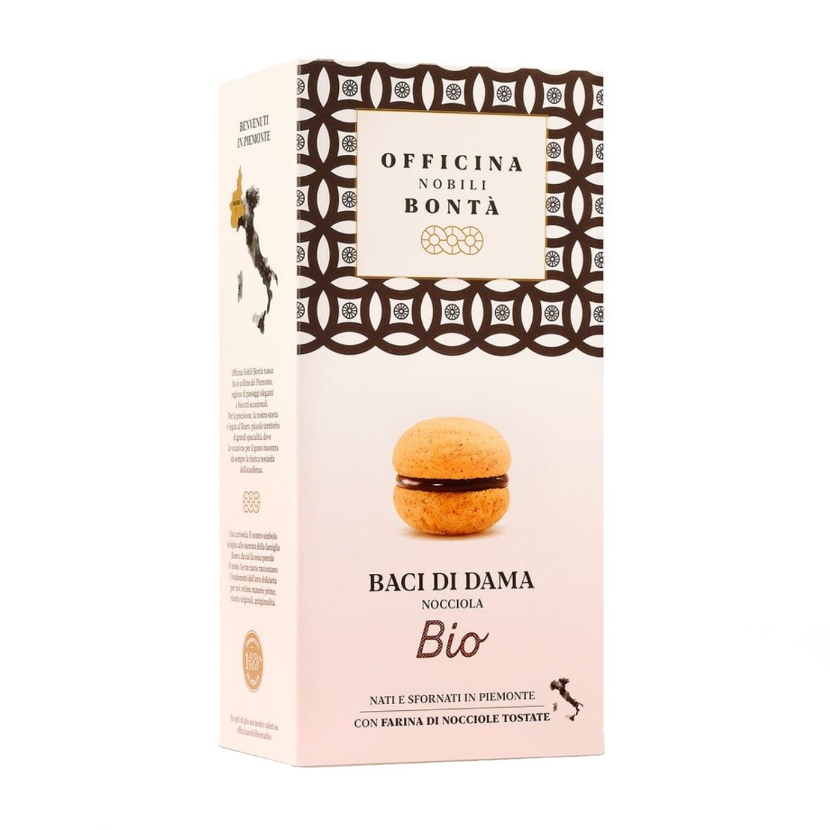 Cookies with hazelnuts BACI DI DAMA, organic OFFICINA NOBILI BONTA
