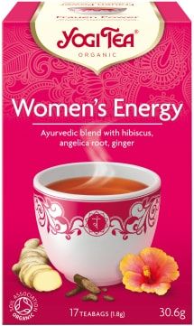 Ajurvedinė arbata WOMEN'S ENERGY, ekologiška YOGI TEA