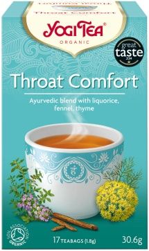 Аюрведический чай THROAT COMFORT, органический YOGI TEA