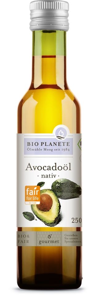 Avokadų aliejus, ekologiškas BIO PLANETE, 250 ml