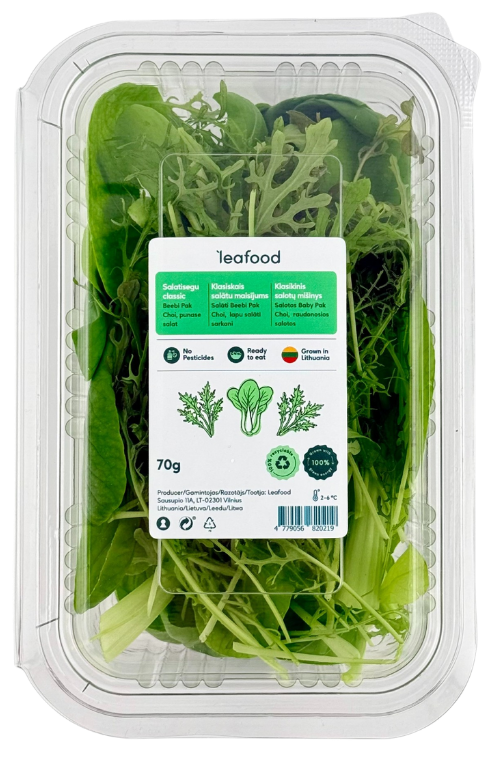Salotų mišinys KLASIKINIS LEAFOOD