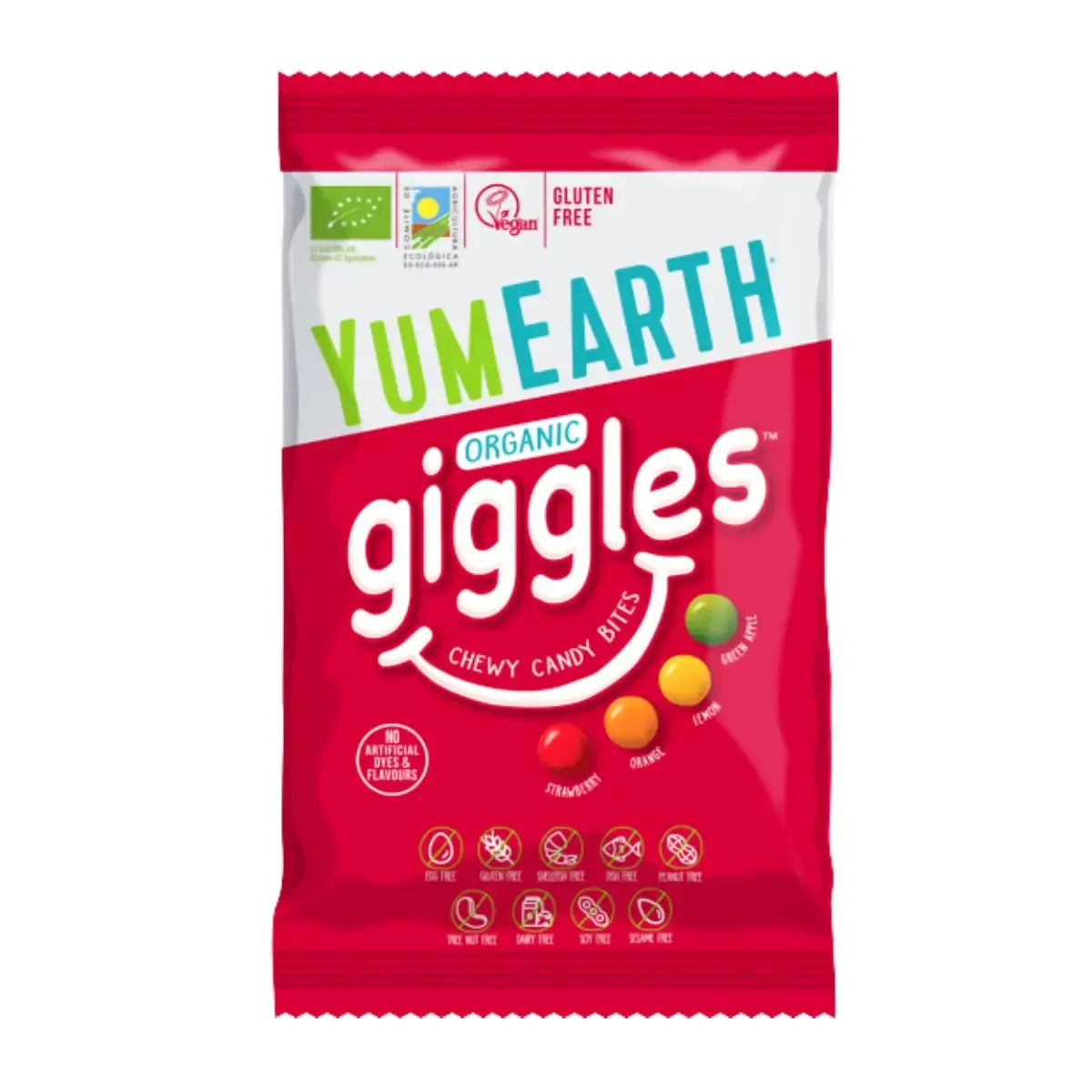 Жевательные конфеты GIGGLES YUMEARTH