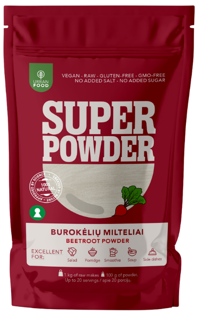 Burokėlių milteliai URBAN FOOD, 100 g
