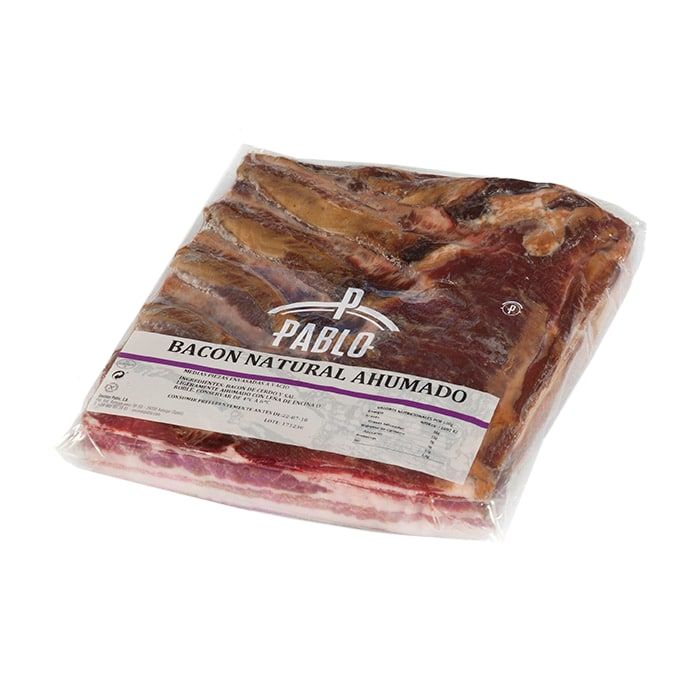 Šalto rūkymo kiaulienos šoninė NATURAL BACON PABLO