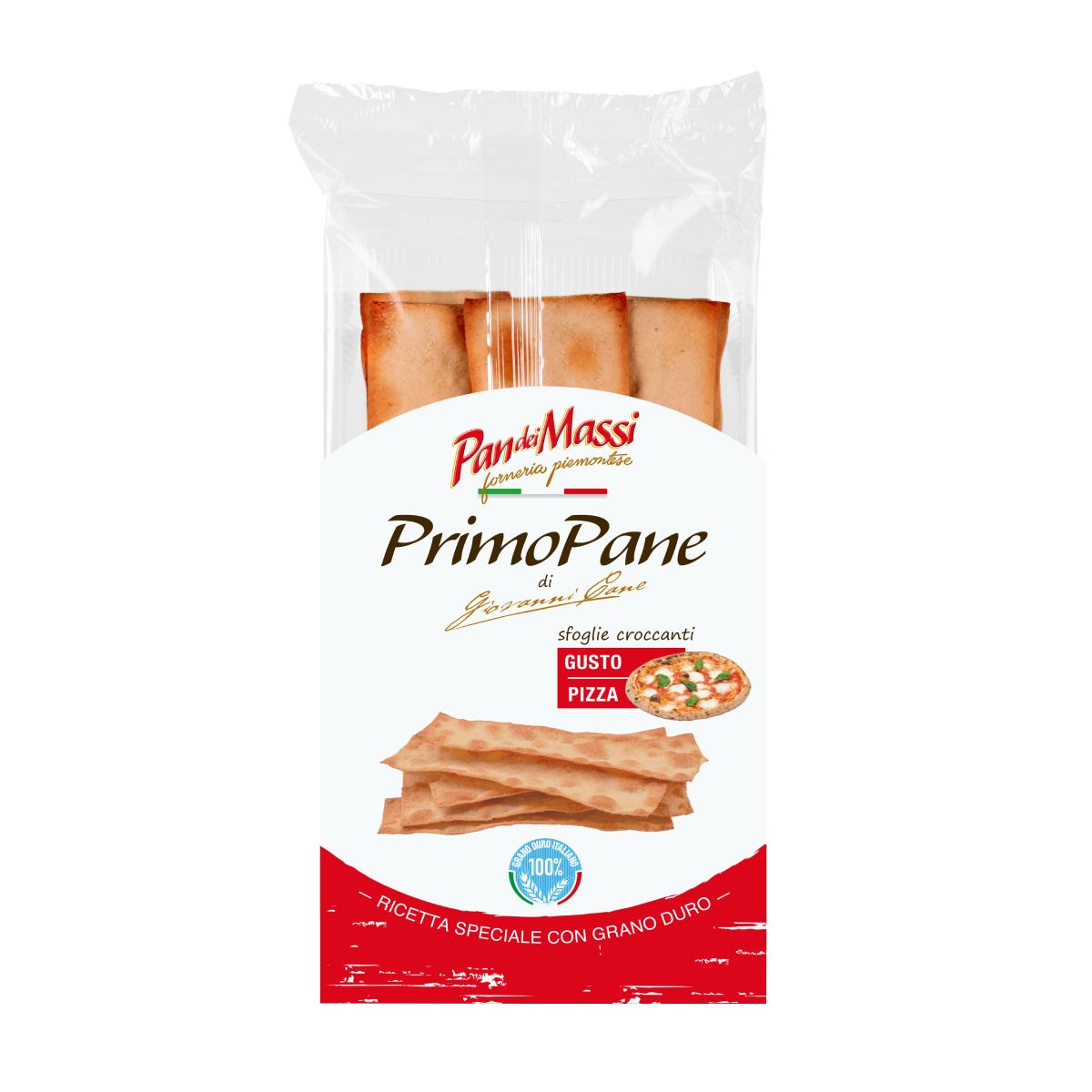 Krekeriai picos skonio PRIMOPANE PAN DEI MASSI, 140 g