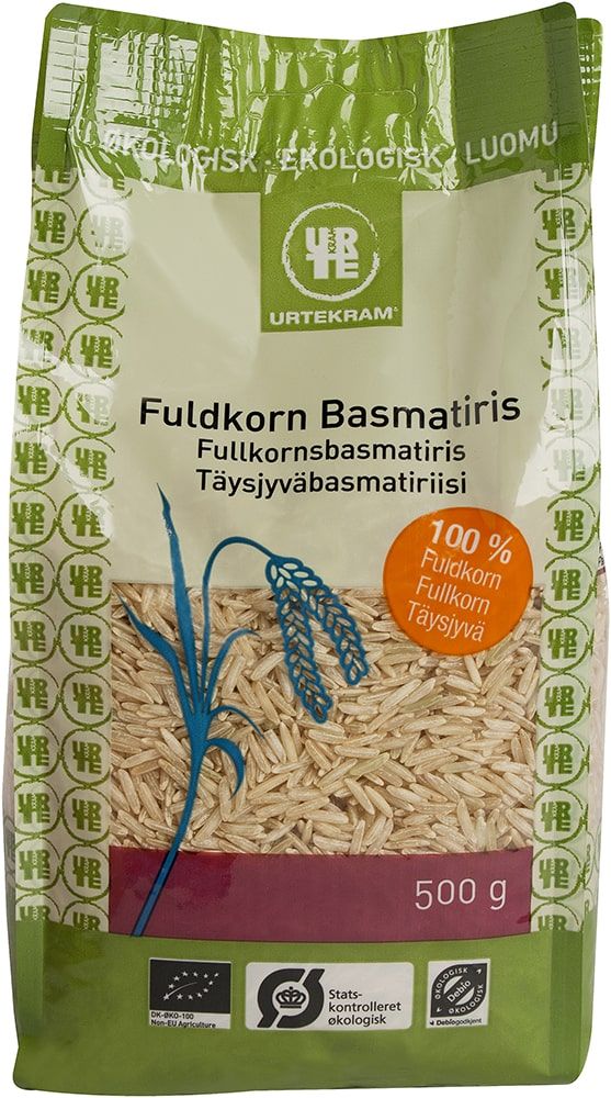 Rudi Basmati ryžiai, ekologiški URTEKRAM, 500 g