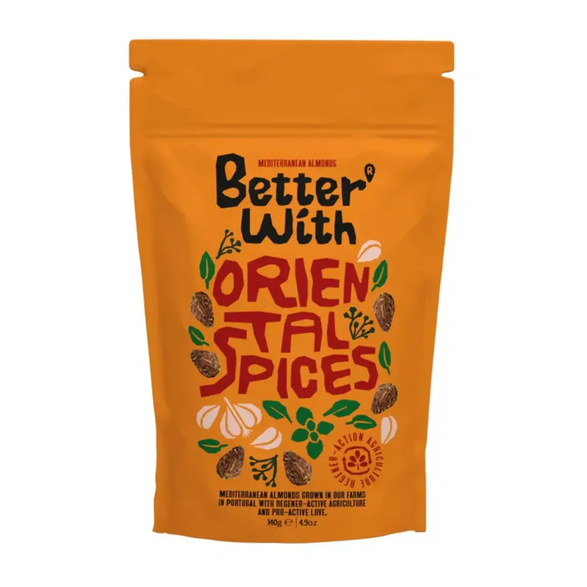 Migdolai su rytietiškais prieskoniais ORIENTAL SPICES BETTER WITH