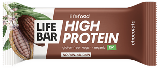 Протеиновый батончик с шоколадом, органический LIFEFOOD, 40 г