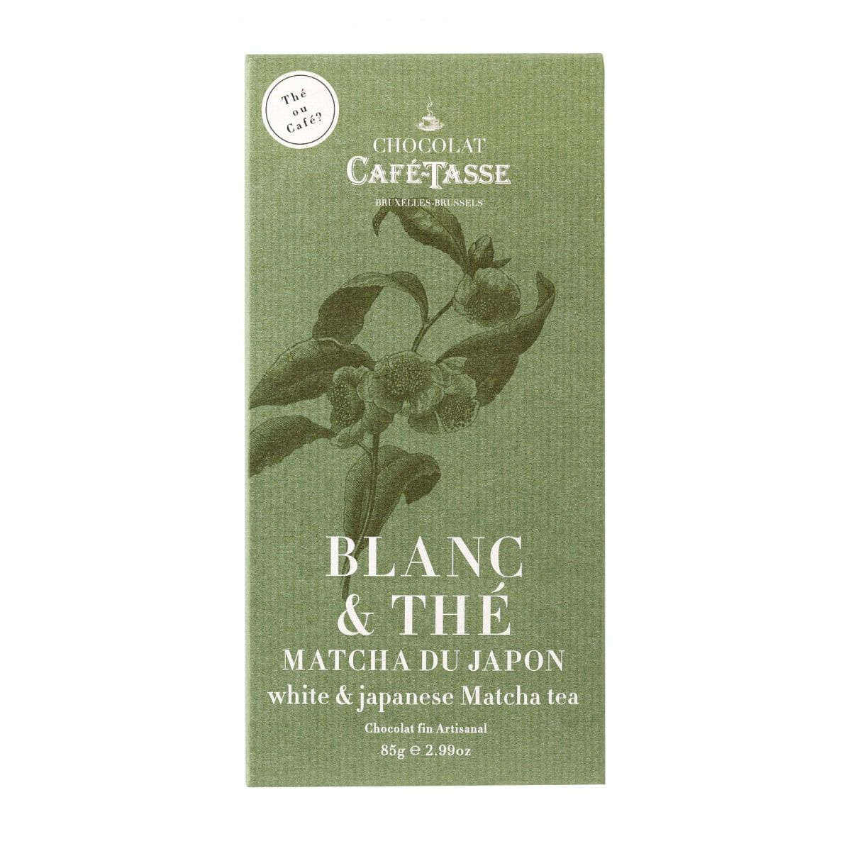 Baltasis šokoladas BLANC & MATCHA DU JAPON 27 % CAFÉ-TASSE