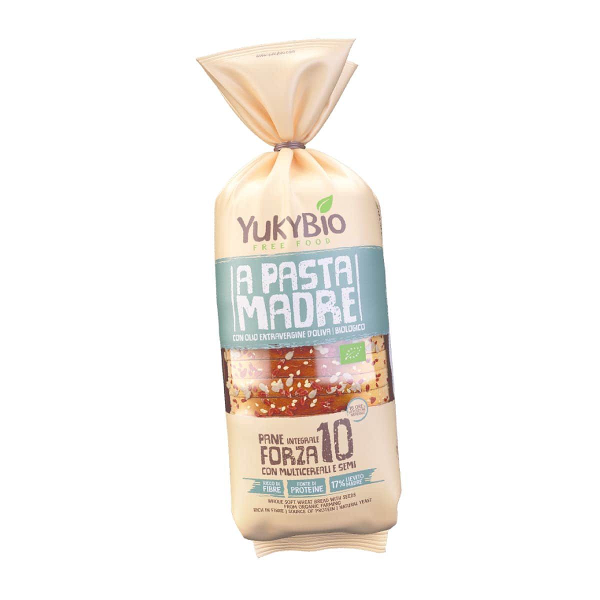 Pilno grūdo duona su raugu, ekologiška YUKYBIO