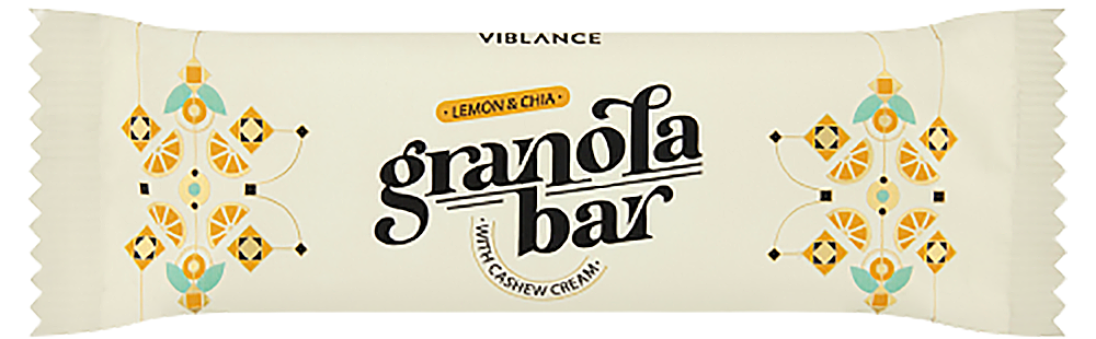 Granolos batonėlis su citrinomis ir ispaninio šalavijo sėklomis VIBLANCE, 55 g