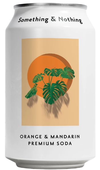 Gazuotas gaivusis gėrimas „Orange & Mandarin“ SOMETHING & NOTHING, 330 ml