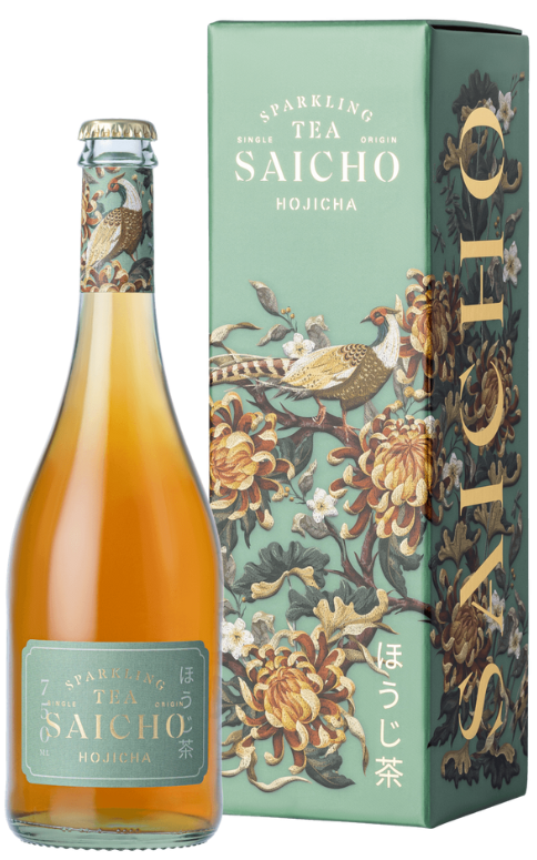 Газированный чайный напиток "Hojicha" SAICHO SPARKLING TEA, 750 мл