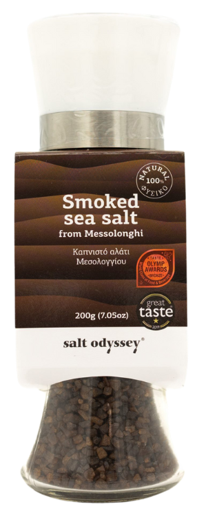 Rupi rūkyta jūros druska SALT ODYSSEY, 190 g