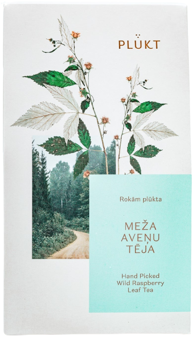 Laukinių aviečių lapų arbata, ekologiška PLUKT, 25 g