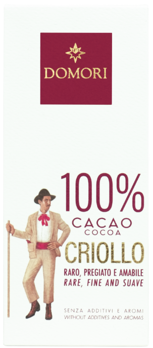 Juodasis šokoladas 100% CRIOLLO DOMORI, 50 g