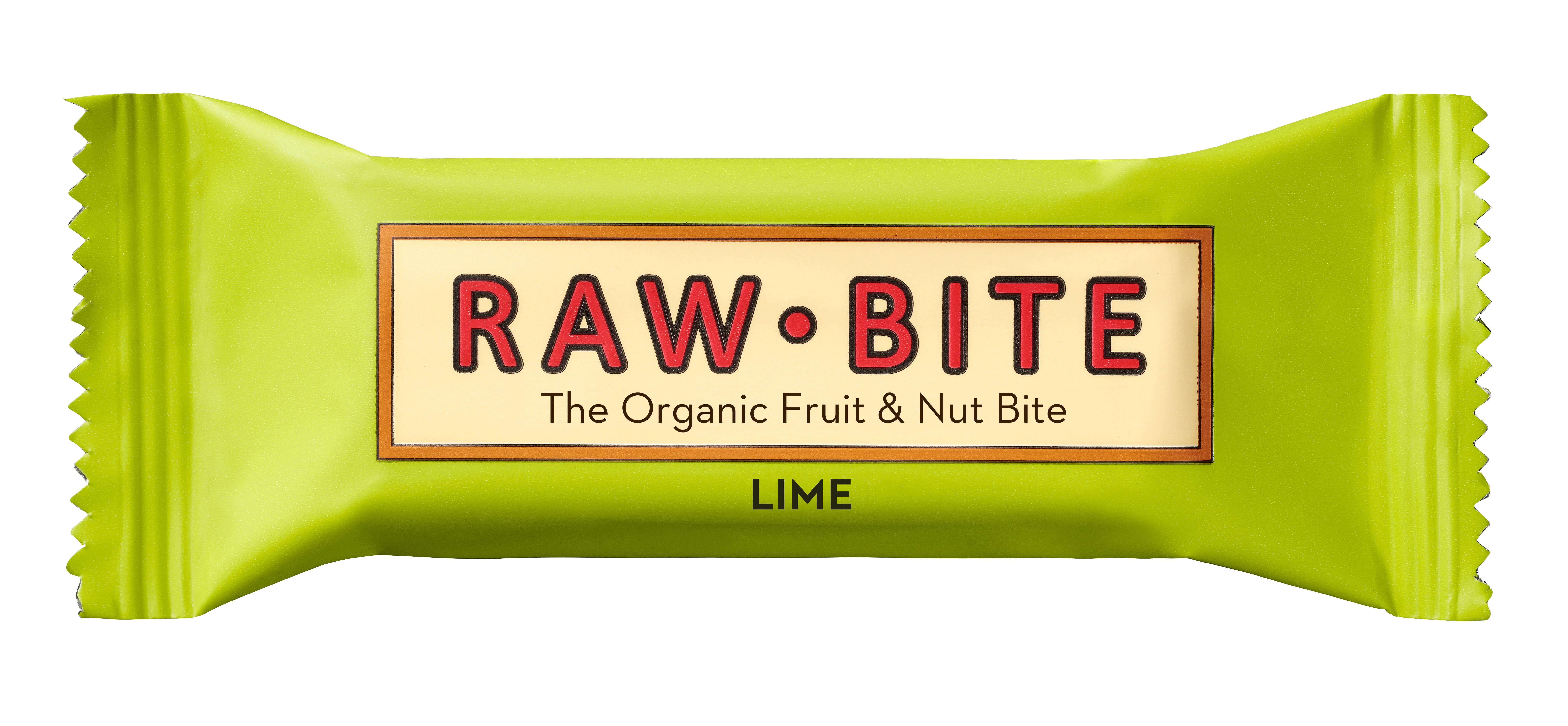 Batonėlis su žaliąja citrina, ekologiškas RAWBITE, 50 g