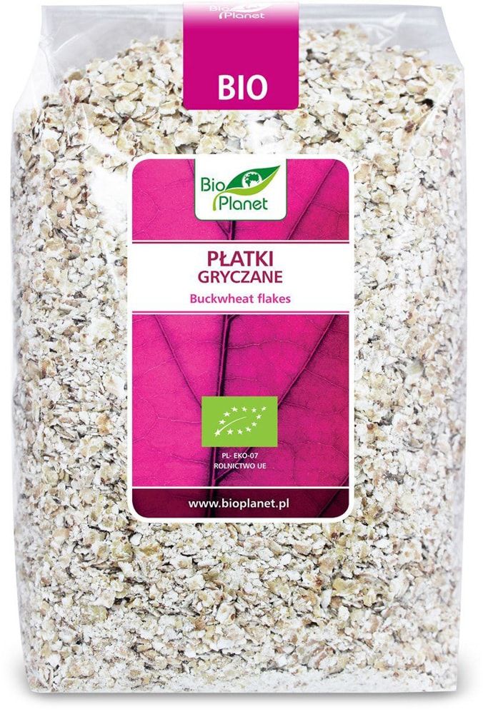 Grikių dribsniai, ekologiški BIO PLANET, 600 g