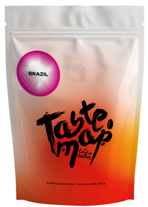 Malta kava BRAZIL FAZENDA CARMO ESTATE TASTE MAP