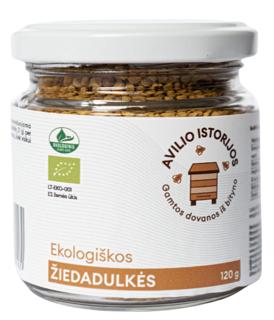 Žiedadulkės, ekologiškos AVILIO ISTORIJOS, 120 g