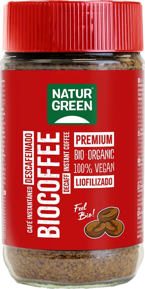 Tirpi kava be kofeino, ekologiška NATURGREEN, 100 g