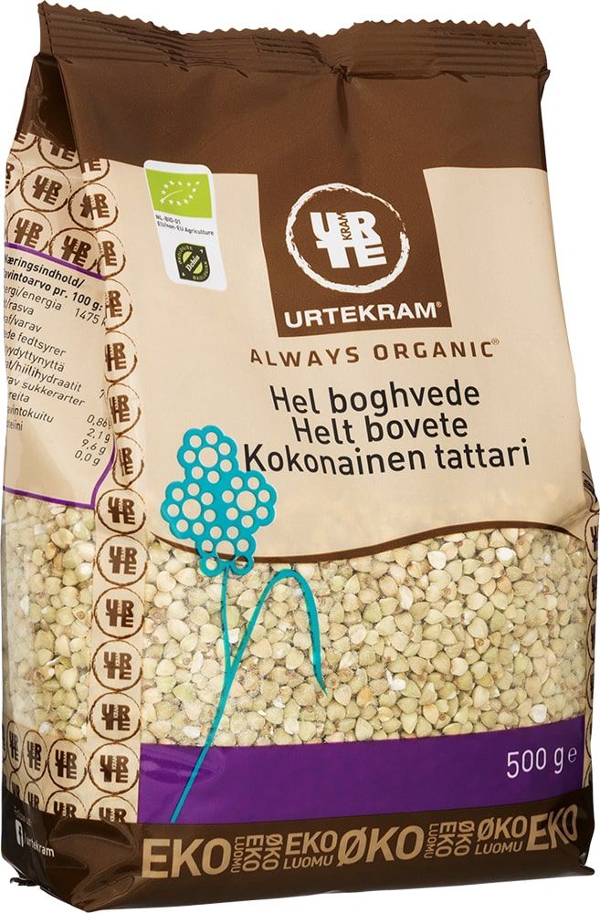 Grikių kruopos (nekepintos), ekologiškos URTEKRAM, 500 g